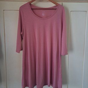 Pure Jill J Jill ballet sleeve tunic terracotta Sx XL